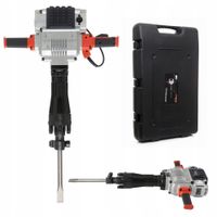 Młot wyburzeniowy 3200W dłuto 75J WALIZKA mocowanie narzędziowe HEX-GAN