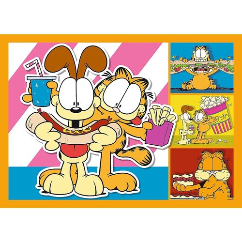 puzzle 4w1 garfield kocha lazanię 34673 na Arena.pl