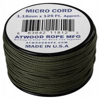 Linka Atwood Rope Micro Cord 1,18mm/38m Olive Drab