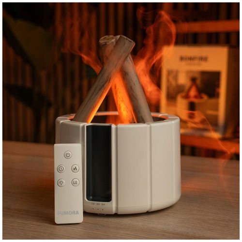 NAWILŻACZ POWIETRZA DYFUZOR LAMPKA NOCNA EFEKT PŁOMIENIA KOMINEK na Arena.pl