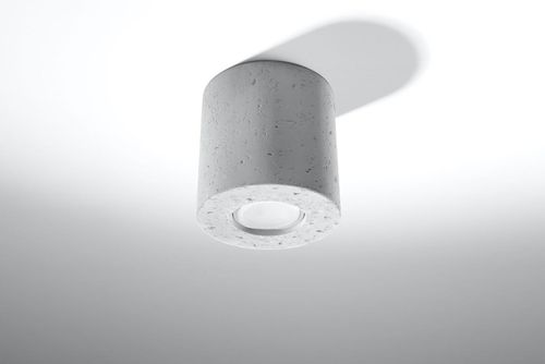 LAMPA sufitowa SL.0488 okrągła OPRAWA natynkowa tuba downlight beton na Arena.pl