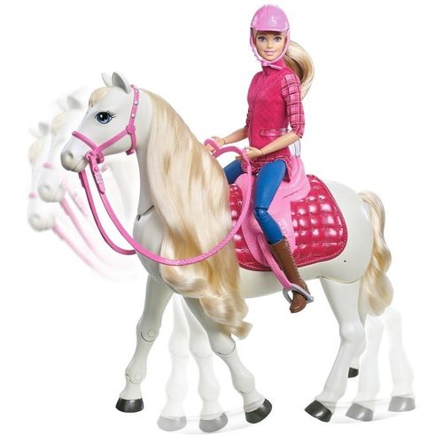 Barbie Interaktywny Koń + Lalka na Arena.pl