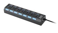 HUB USB 3.0 x 7 rozgałęźnik rozdzielacz Rebel 5 Gb/s