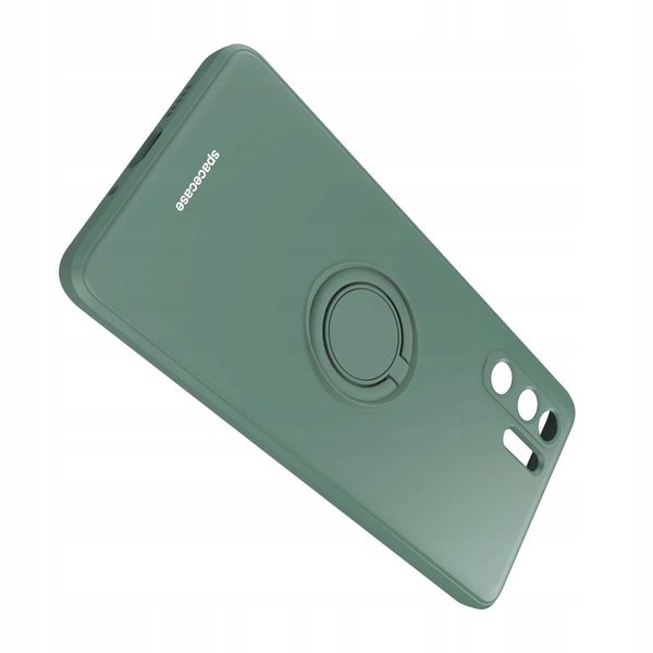 Spacecase Silicone Ring Huawei P30 Pro Dark Green zdjęcie 6