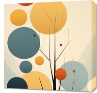 Obraz 60x60cm Harmonia Jesiennych Kolorów