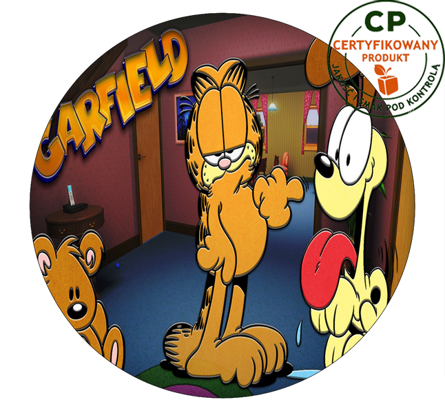 Opłatek na tort Garfield zdjęcie 1