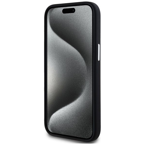 etui karl lagerfeld silicone metal       script logo do iphone 15 zdjęcie 5