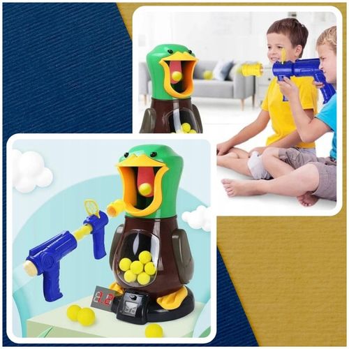 GŁODNA KACZKA STRZELANIE DO CELU PISTOLET ZABAWKOWY 2X GRA ZRĘCZNOŚCIOWA na Arena.pl