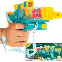PISTOLET PRZEZROCZYSTY WIBRACYJNY EFEKTY ŚWIETLNE GEAR TRYBIKI ZĘBATKI LED