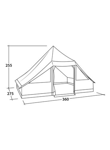 Namiot 10 - osobowy Easy Camp Moonlight Cabin na Arena.pl