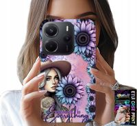 ETUI DO XIAOMI NOTE 14 4G - KOBIETA W SŁONECZNIKACH, KOBIECE WZORY