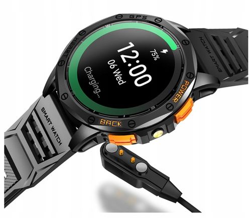 SMARTWATCH MĘSKI Z GPS K67 PL-MENU WODOODPORNY SMSY ROZMOWY SMART WATCH na Arena.pl