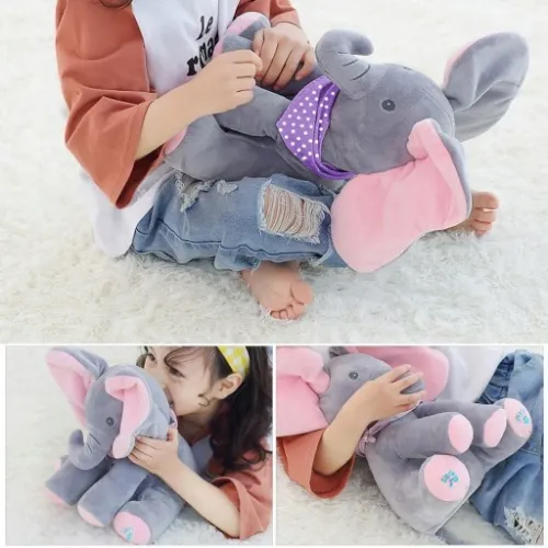 SŁOŃ PLUSZAK Peek-A-Boo ZABAWA W CHOWANEGO na Arena.pl