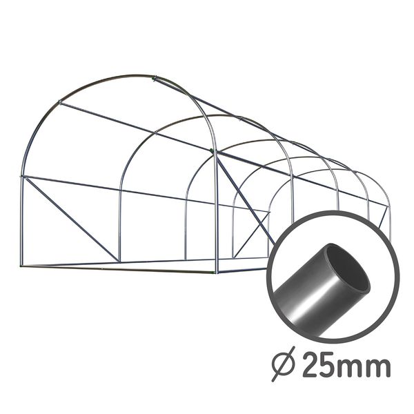 Tunel ogrodowy 2,5 x 4 m (10m2) Plonos zdjęcie 3