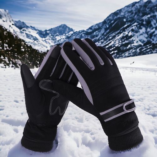 Rękawiczki Do Ekranów Dotykowych Narciarskie Na Zimę M Szare na Arena.pl