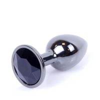 Mylove Toys - Jewellery Dark Silver Plug- Black