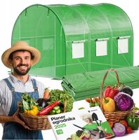 TUNEL FOLIOWY OGRODOWY SZKLARNIA 3 x 2 x 2 UV-4 PREMIUM 6m²