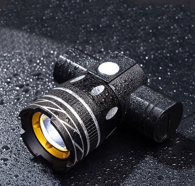 MOCNA LAMPKA ROWEROWA LED XML-T6 CREE USB ZOOM zdjęcie 2