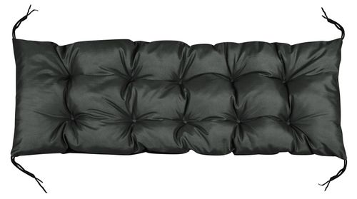 poduszka ogrodowa 120x50 cm na ławkę huśtawkę palety wodoodporna czarna na Arena.pl