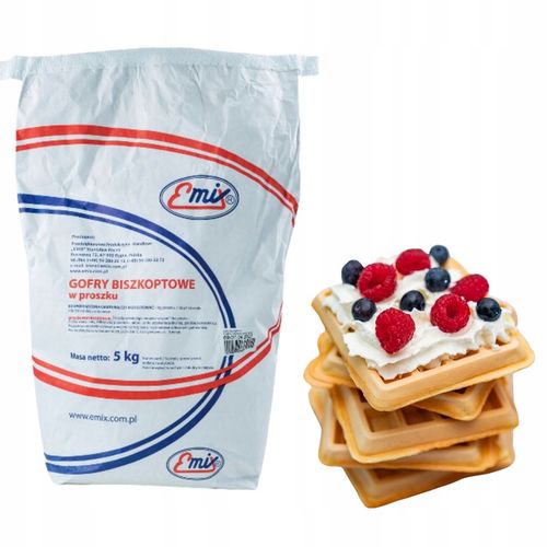 Mieszanka na Gofry biszkoptowe w proszku Emix 5 kg Puszyste i chrupiące na Arena.pl