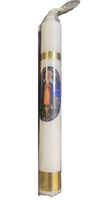gromnica 5szt. 28cm 4557 matka boska gromniczna wilk biała | gz-014
