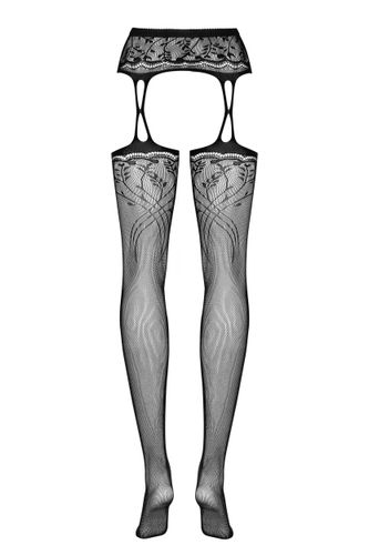 s206 garter stockings czarne s/m/l obsessive na Arena.pl