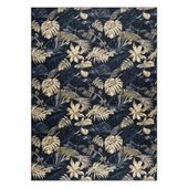 RUG/LU/ARLEN/LEAVES4/BLACK+GOLD/80x150
