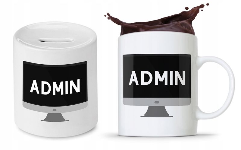 Zestaw Dla Informatyka Prezent Kubek + Skarbonka Z Nadrukiem Ze Zdjęciem zdjęcie 1