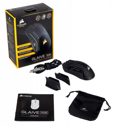 Corsair GAMING GLAIVE RGB BLACK na Arena.pl