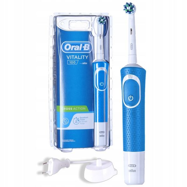 Szczoteczka Elektryczna ORAL-B Vitality 100 ZESTAW Niebieska zdjęcie 2