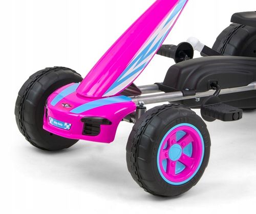 Gokart na pedały Milly Mally Viper Pink na Arena.pl