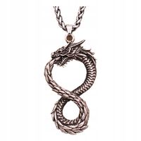 NASZYJNIK Smok UROBOROS Grecki Egipski SYMBOL 124