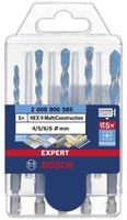 zestaw wierteł expert multiconstruction hex-9 set 5pc - b 2608900585