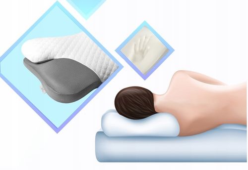 PODUSZKA ORTOPEDYCZNA Z WGŁĘBIENIEM DO SPANIA NA BOKU PROFILOWANA DUŻA na Arena.pl