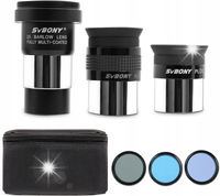 Svbony SV233 Zestaw Akcesoriów do Teleskopu Astronomicznego,Okular,Filtr