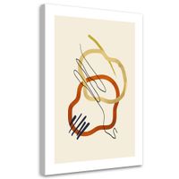 Obraz na płótnie, Kształty i linie boho 40x60