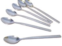 łyżeczki deserowe długie do lodów deserów 18cm 6szt - mb-6163