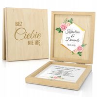 PUDEŁKO z zaproszeniem na ślub dla ŚWIADKOWEJ Czy zostaniesz moją świadkową