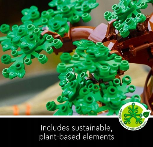 LEGO ICONS 10281 Drzewko bonsai + Torebka zdjęcie 9