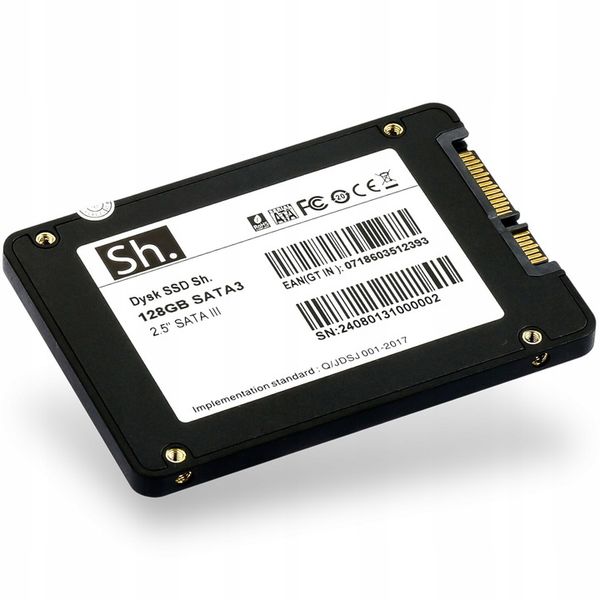 Dysk SSD Sh. 128GB SATA3 2,5" SATA III zdjęcie 1