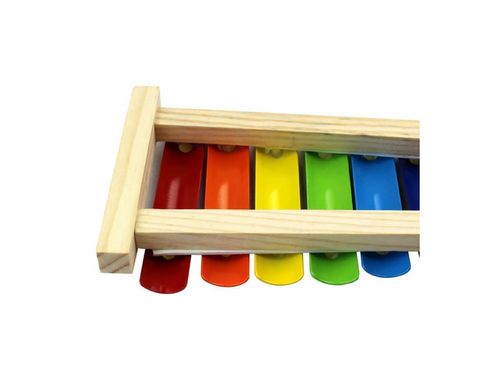 Cymbałki drewniane dla dziecka kolorowe edukacyjne na Arena.pl