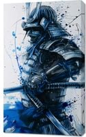 Obraz 60x100cm Samuraj w Błękicie