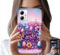 ETUI DO MOTOROLA MOTO G14 - WESOŁEGO JAJKA, WIELKANOC, PISANKI JAJKA