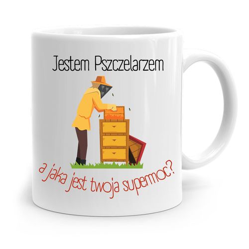 Kubek Prezent Dla Pszczelarza Jestem Pszczelarzem Z Nadrukiem Ze Zdjęciem na Arena.pl