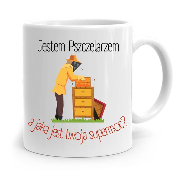 Kubek Prezent Dla Pszczelarza Jestem Pszczelarzem Z Nadrukiem Ze Zdjęciem zdjęcie 1