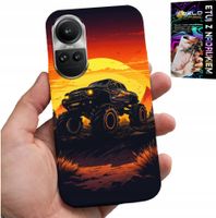 ETUI DO OPPO RENO10 PRO 5G - MONSTERTRUCK, CIĘŻARÓWKA, WZORY + FOLIA