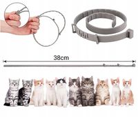 2X OBROŻA DLA KOTA NA PCHŁY KLESZCZE UNIWERSALNA