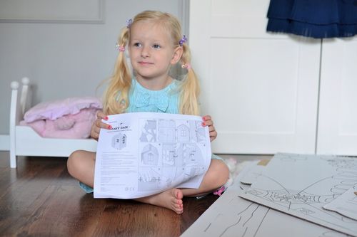 DOMEK Z TEKTURY tekturowy do malowania kartonowy na Arena.pl