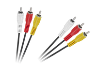 KPO2664-1.5 Kabel 3 x RCA - 3 x RCA 1,5m