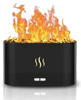 NAWILŻACZ POWIETRZA DYFUZOR ZAPACHOWY EFEKT OGNIA KOMINEK LED AROMATERAPIA